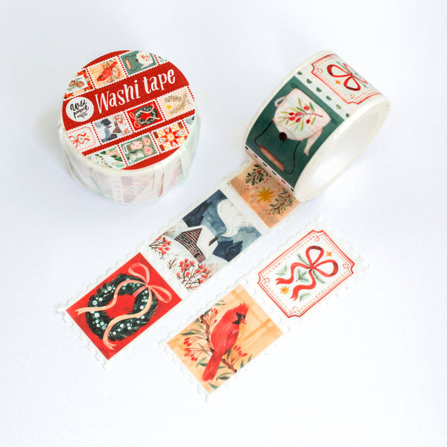 Ruban Washi tape— Timbres de Noël