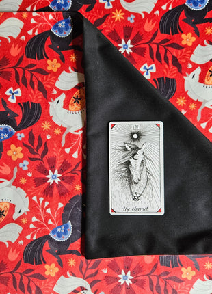 Tapis de tirage Cheval de Feu