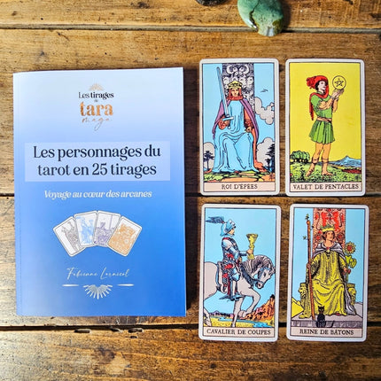 Pack 3 livrets de tirages tarot : saisons, lune & personnages