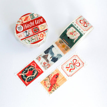 Ruban Washi tape— Timbres de Noël