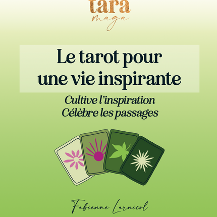 Pack 3 livrets de tirages tarot : saisons, lune & personnages