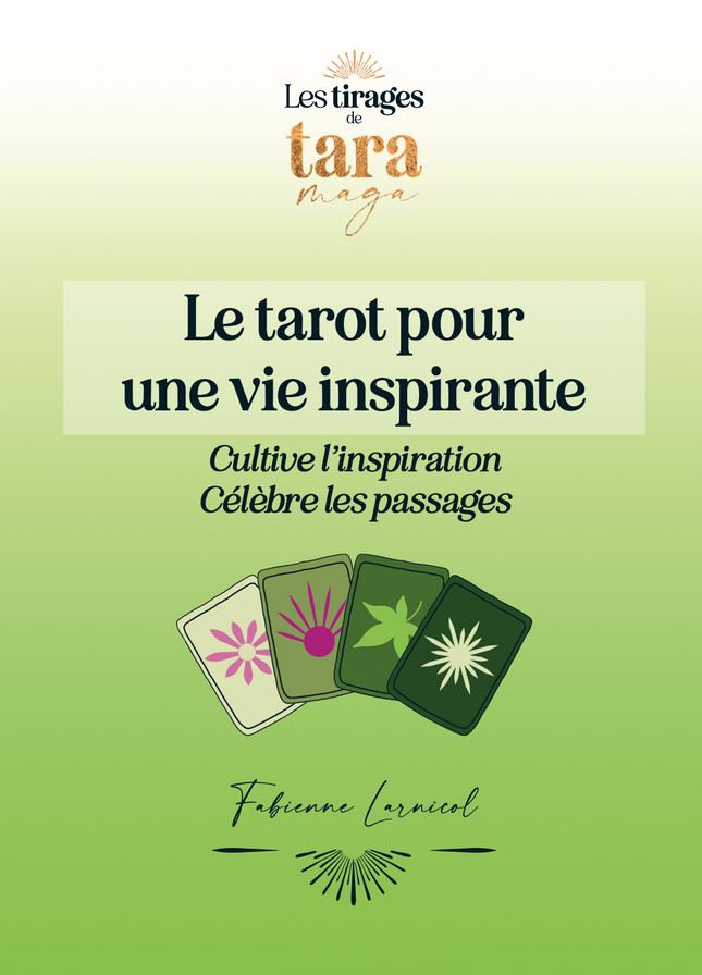 Pack 3 livrets de tirages tarot : saisons, lune & personnages
