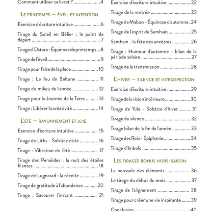 Le tarot pour une vie inspirante - 4