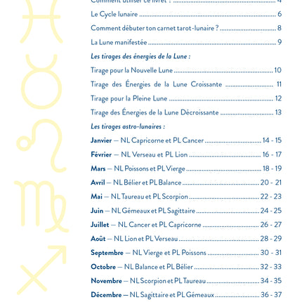 Le tarot au rythme de la Lune - 4