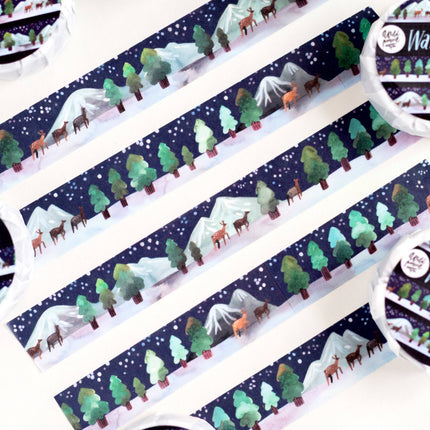 Ruban washi tape — Nuit d'hiver