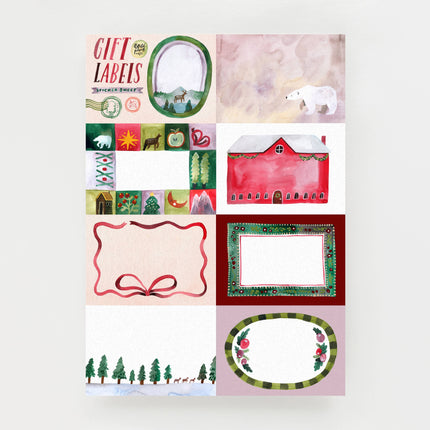 Planche d'autocollants — Étiquettes de Noël