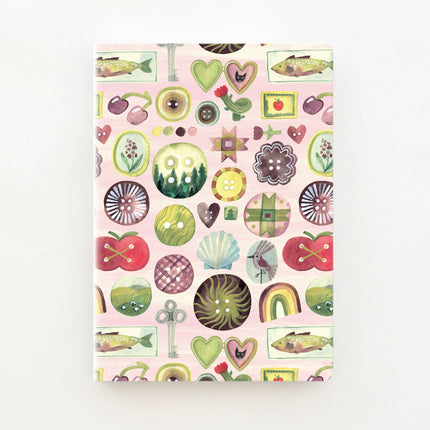 Carnet A5 Babioles – Pages Lignées Décorées